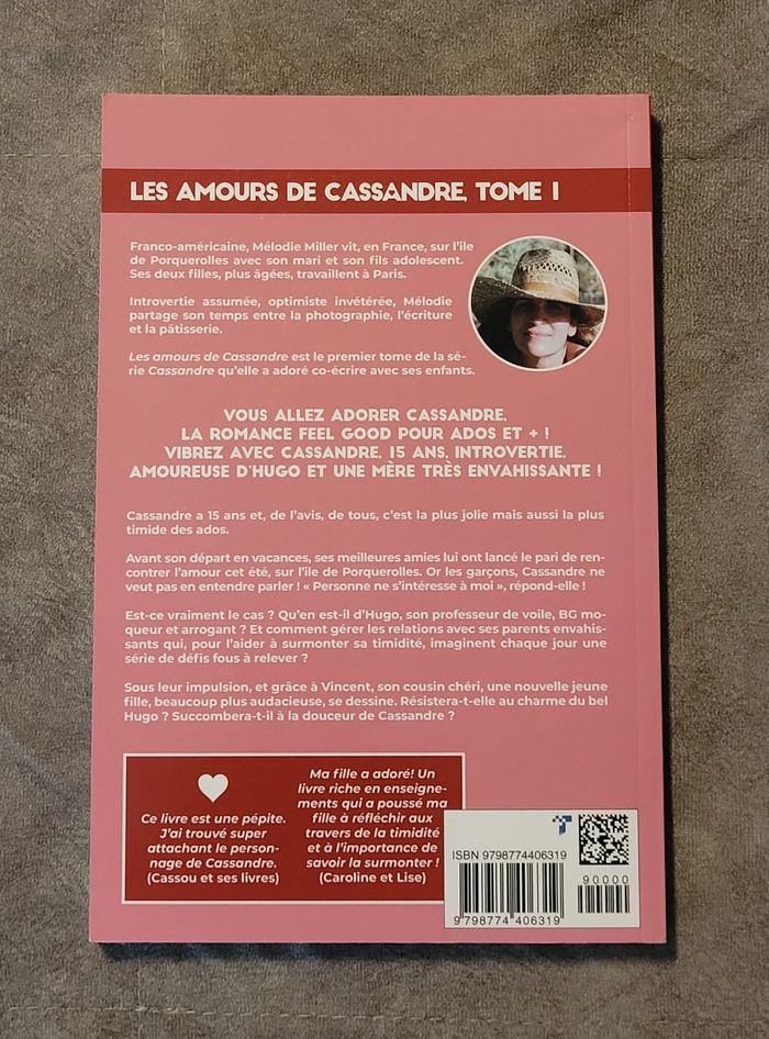 Cassandre - Les amours de Cassandre Mélodie Miller, Anaïs Delaporte (Illustrations) - photo numéro 2