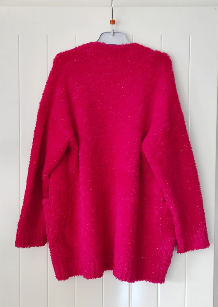 Gilet-veste fille 8 ans – Rose, chaud et doux - photo numéro 3