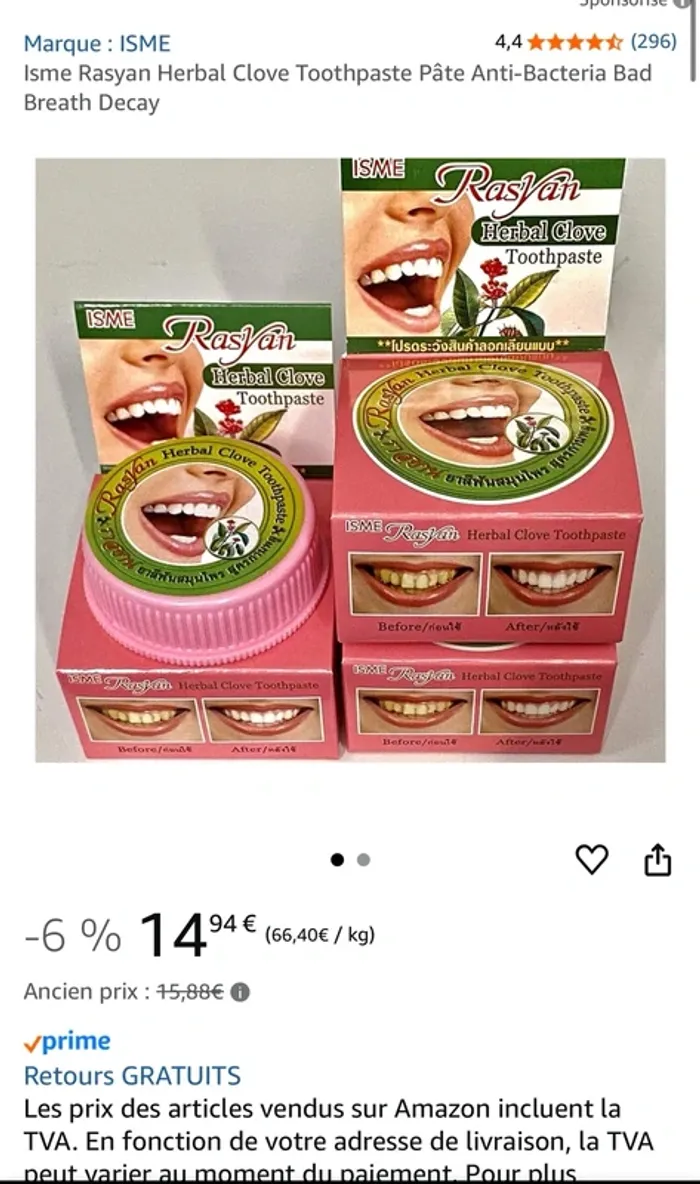 Pâte blanchissante 🇹🇭 - photo numéro 3