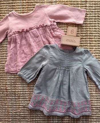 Lot robes Vertbaudet 6mois / 68cm
