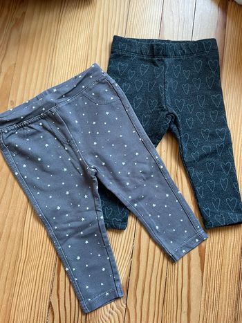 Lot de 2 jegging legging 6M