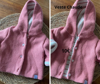 Gilet veste fille LA MANUFACTURE DES LAYETTES