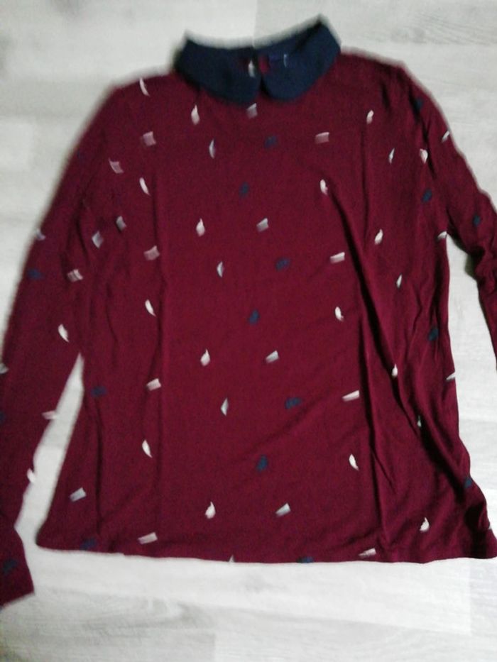 Tee-shirt blouse Kiabi taille m - photo numéro 2