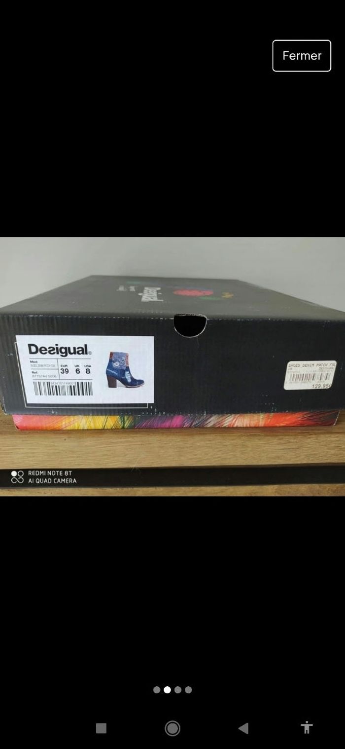 Bottines Desigual comme neuve 39 - photo numéro 4
