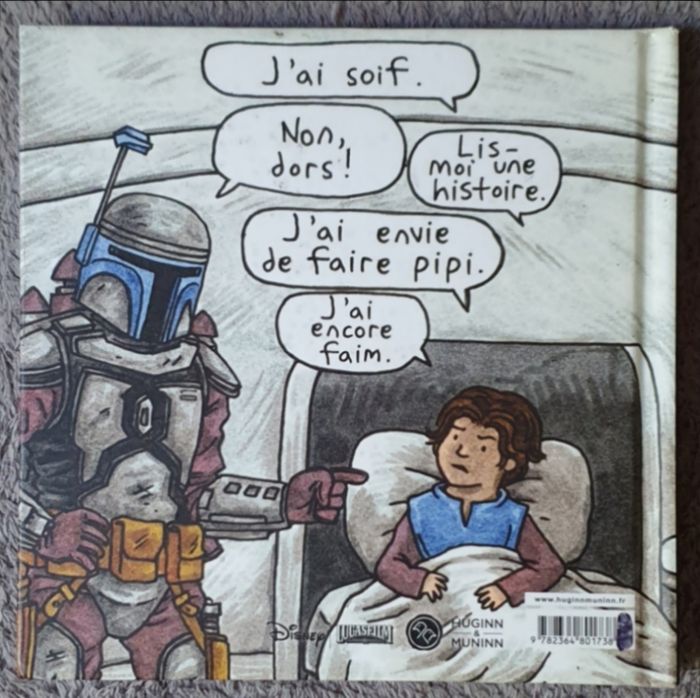 Livre cartonné, Comics pour enfants "Au Lit Dark Vador - Star Wars" / Jeffrey Brown - photo numéro 2