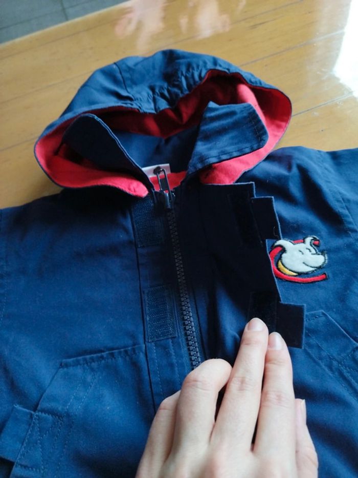 Manteau léger bébé 6 mois imperméable très bon état - photo numéro 3