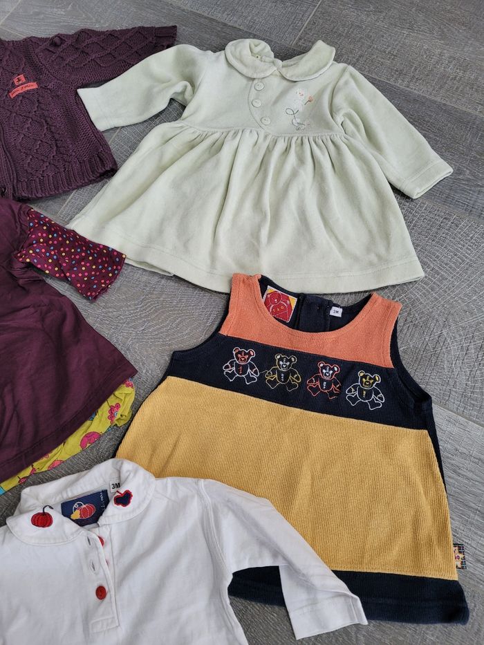 Lot vêtements fille hiver 3 mois 60 cm - photo numéro 4