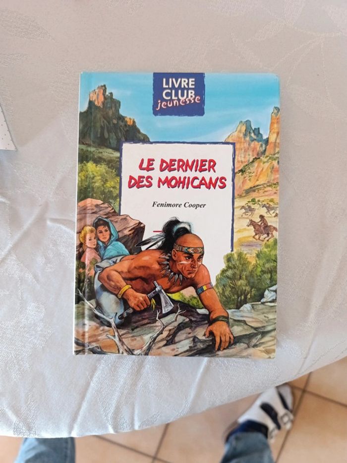 Livre le dernier des Mohicans