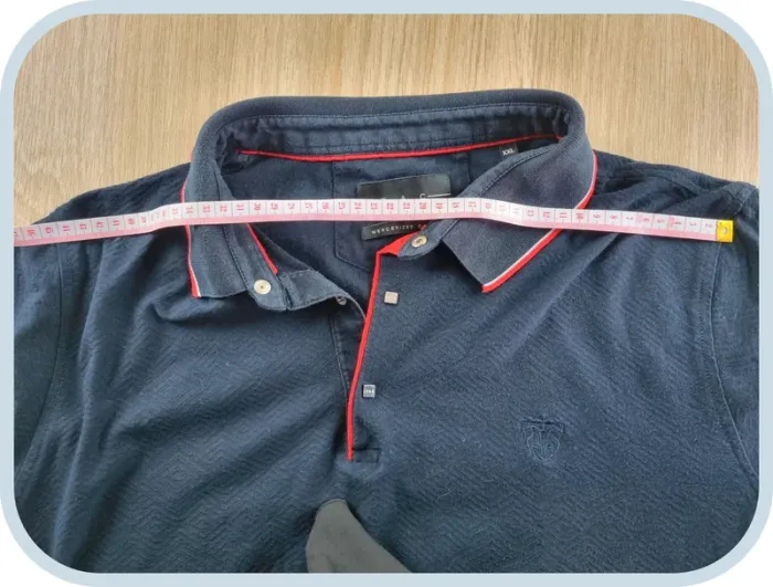 Polo bleue IZAC Black Sport coupe chic/sport Homme Taille XXL - photo numéro 10