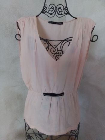 Blouse rose saumon