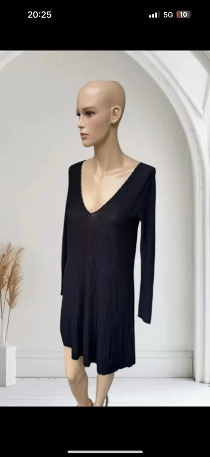 Élégante Robe Sézane Noire - Taille S