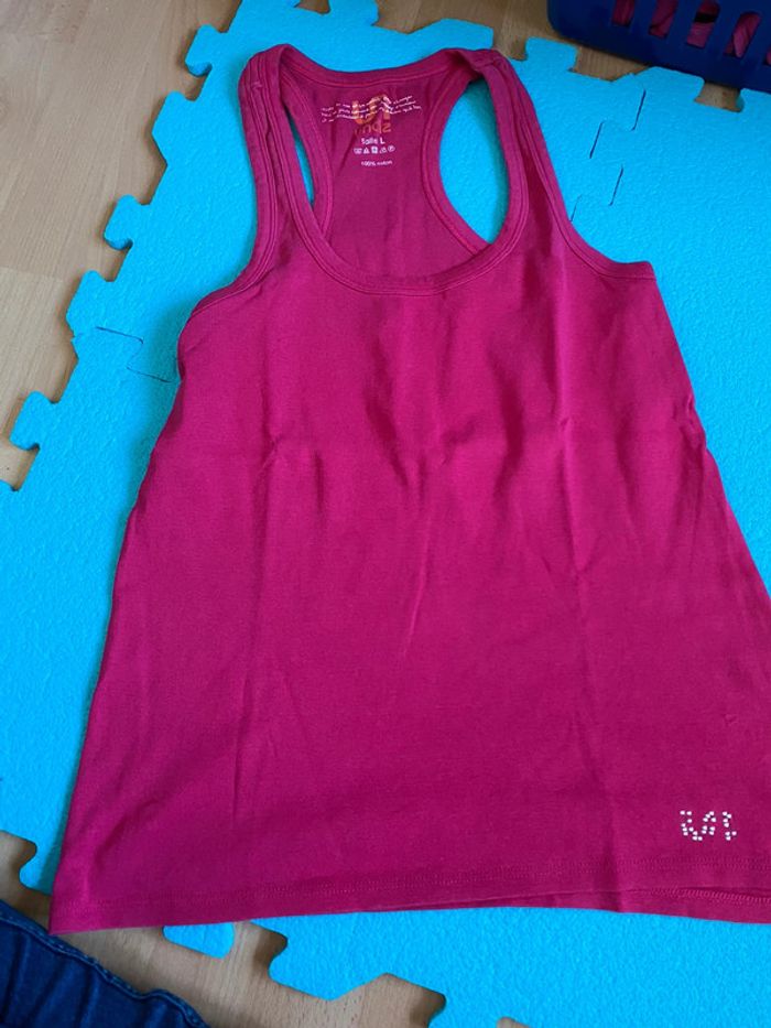 Débardeur rose Undiz Taille L - photo numéro 2