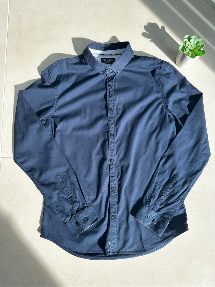 Chemise Teddy Smith bleu marine taille M 👔 - photo numéro 3