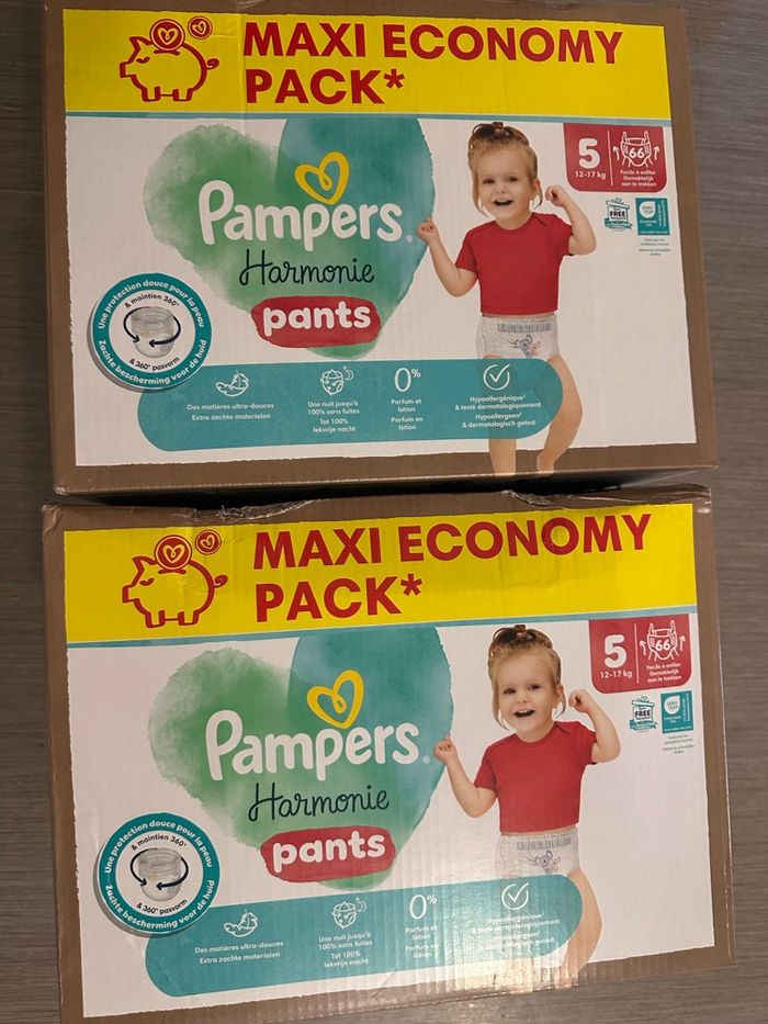 Couche Pampers harmonie taille 5 pants