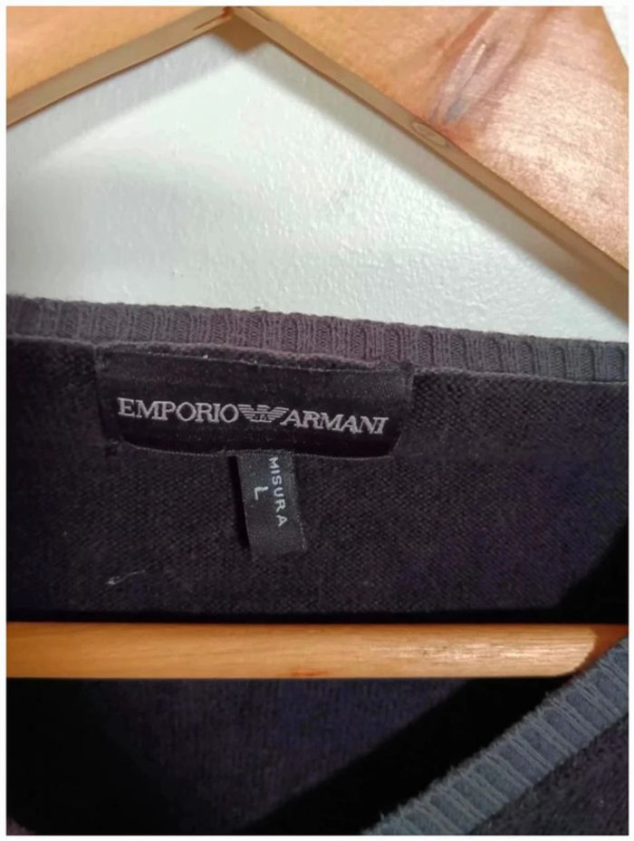 C14 pull noir Emporio Armani L - photo numéro 3