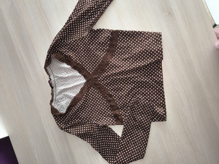 T-shirt marron Jennyfer taille l - photo numéro 1