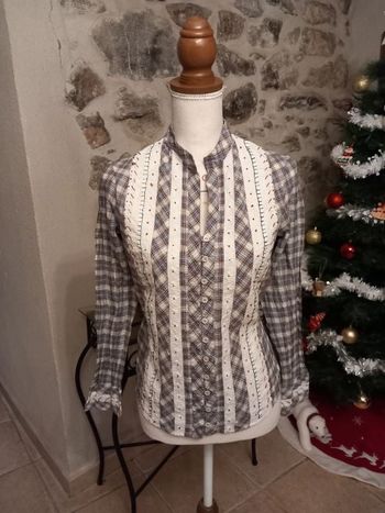 Chemisier longueur 58 cm.