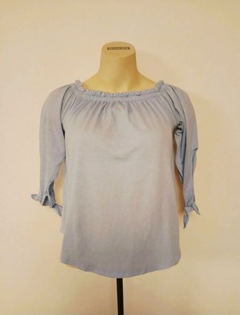 Blouse bleue 