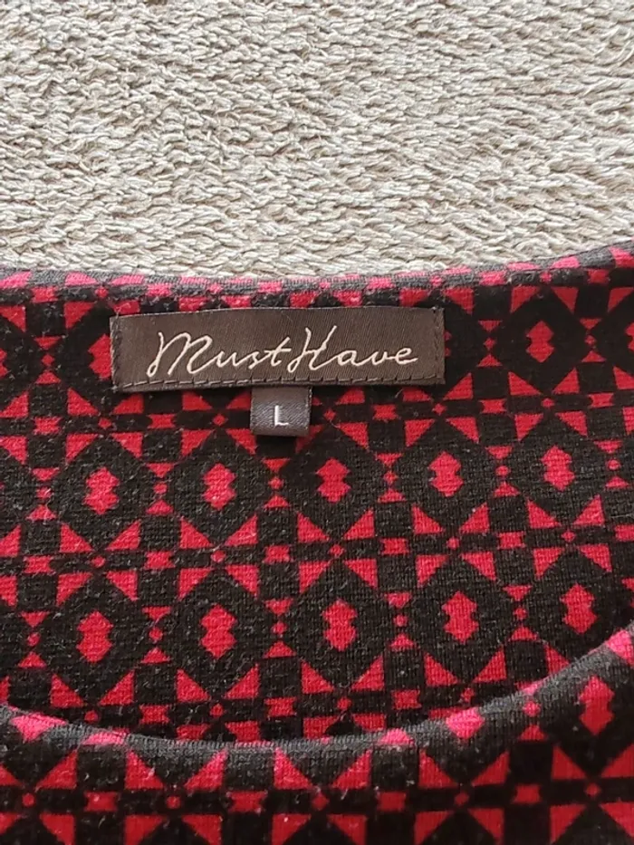 Robe MustHave L droite sans manches – imprimé géométrique - photo numéro 3