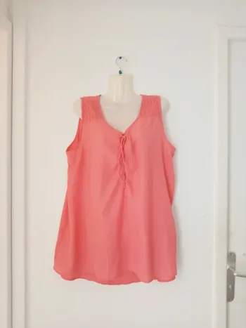 Blouse débardeur été grande taille femme