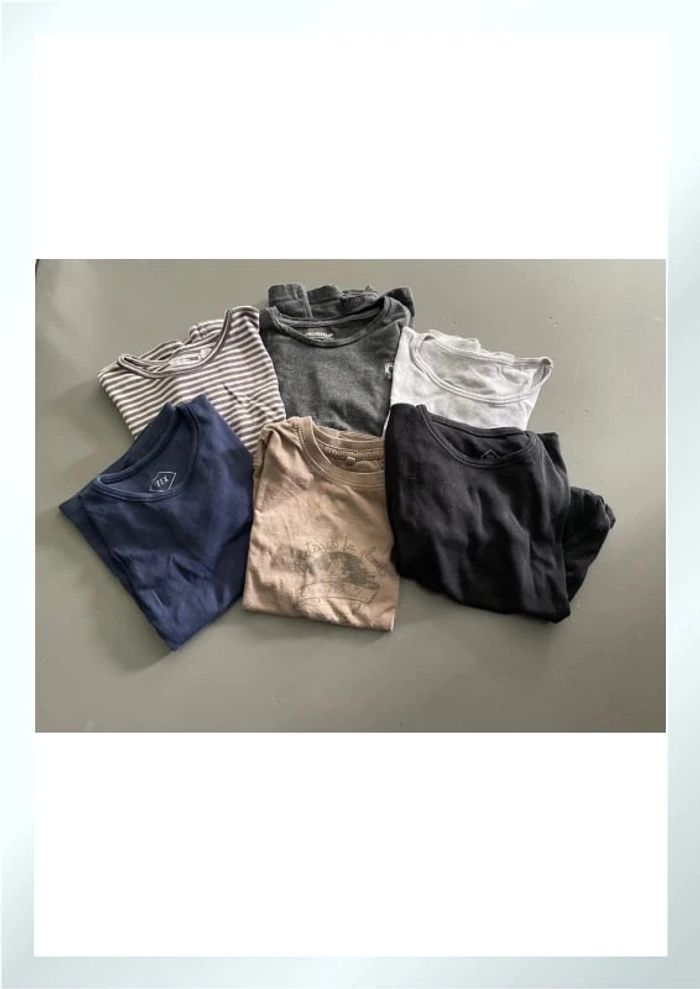 Lot maillots de corps 6/8 ans