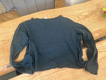 T-shirt loose court bleu marine Zara 13-14 ans 14