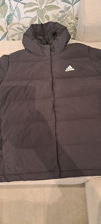 Doudoune noir à capuche adidas