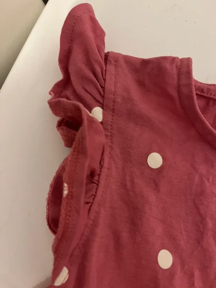 Robe rose à pois - photo numéro 4