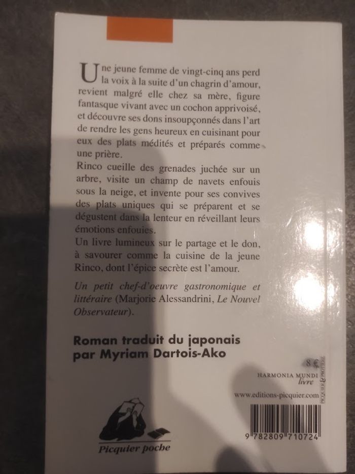 Le restaurant de l'amour retrouvé Ogawa Ito - Picquier Poche 2022 - photo numéro 3