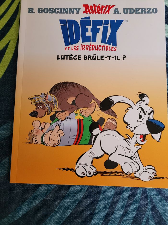 Livre idefix et les irréductibles lutece brûle t il - photo numéro 2