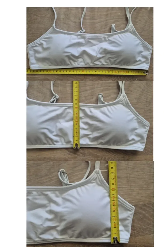 Lot de 4 maillots de bain pour femme taille S coupe échancrée - photo numéro 3