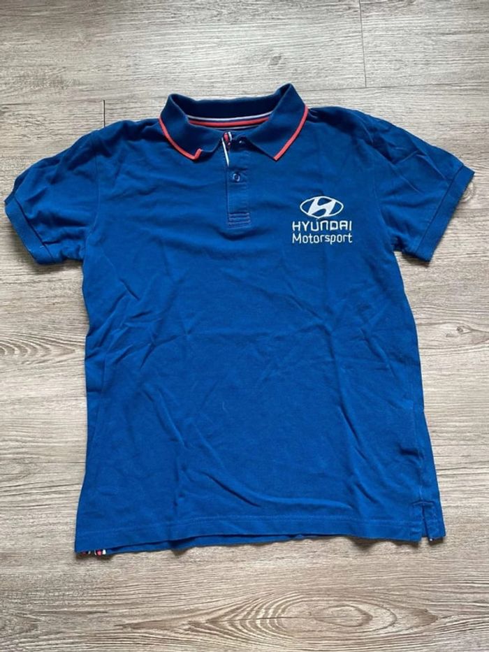 Polo Hyundai Motosport Bleu - Taille XS