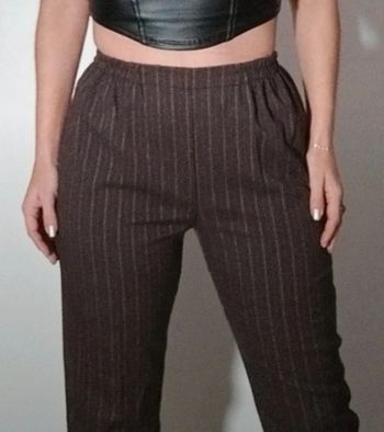 Pantalon hiver rayé vintage taille 38/40