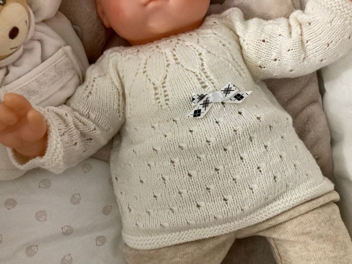 Ensemble brassière et chaussons en laine - photo numéro 4