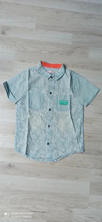 chemise manches courtes dpam 6 ans