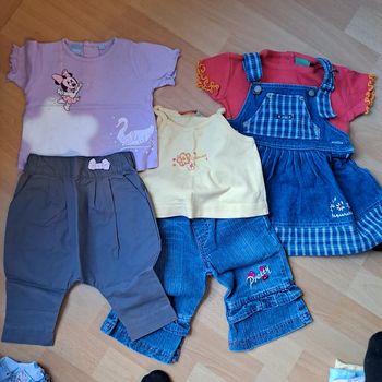 Lot 3 ensembles fille 6mois #Disney