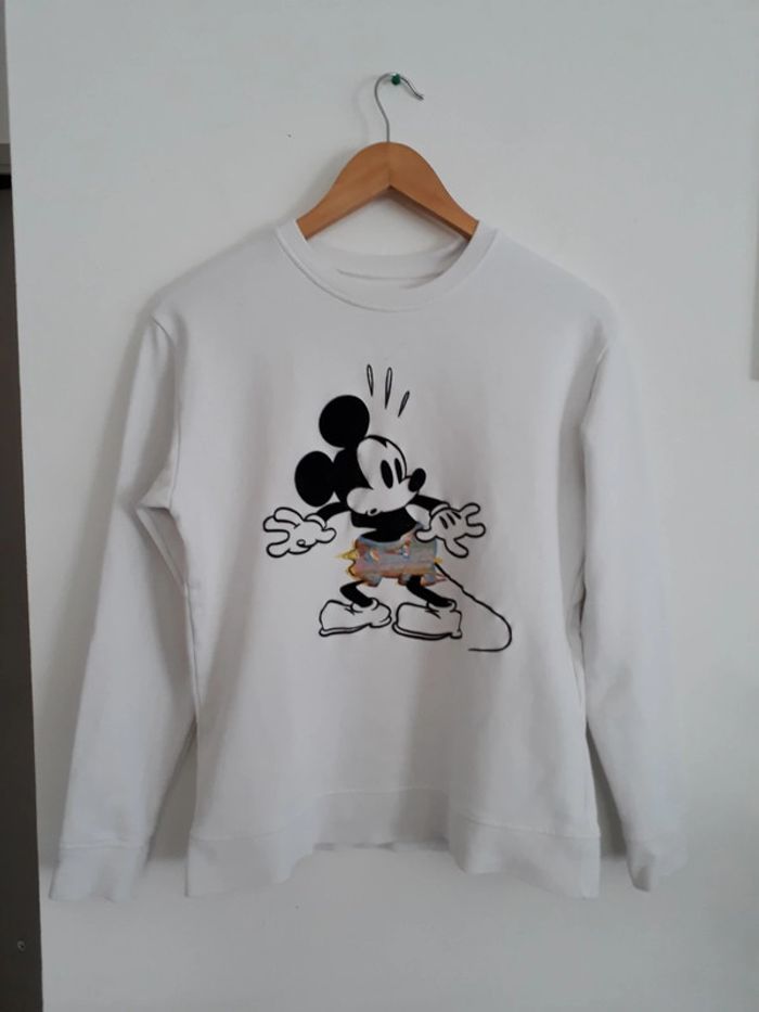 Pull/Sweat Vintage Disney Mickey Zara 90's Taille M🌿🛍 - photo numéro 5