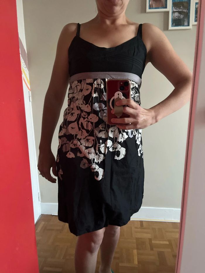 Robe fleurie noir promod - photo numéro 4