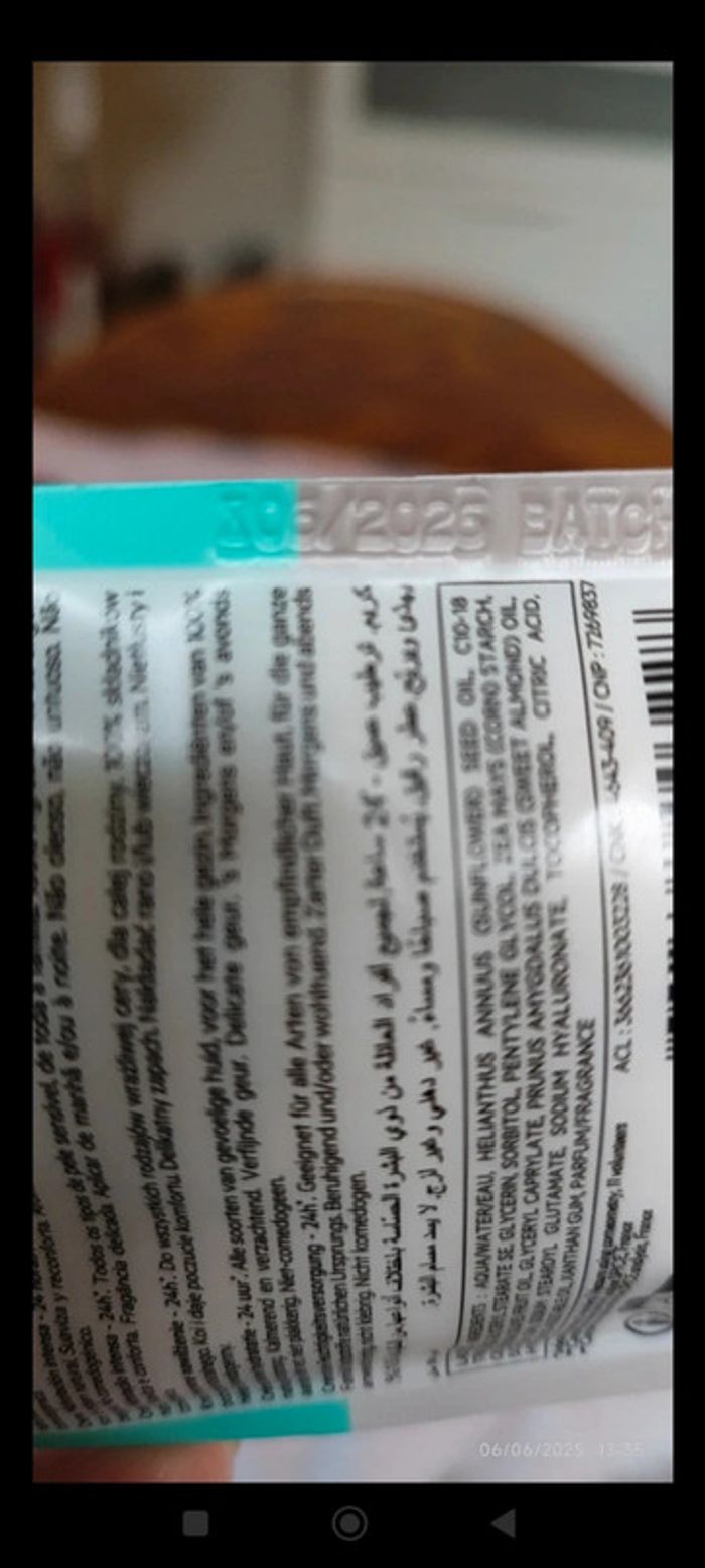 SVR Crème Hydraliane 
Hydratation Intense Acide Hyaluronique et Glycérine 50 ml
Neuf - photo numéro 3