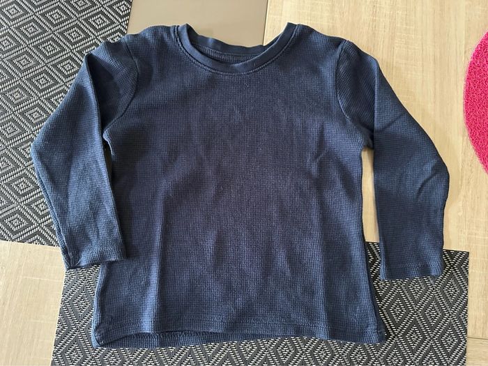 Tee shirt manches longues marine