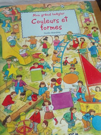 Livre mon grand imagier Couleurs et formes
