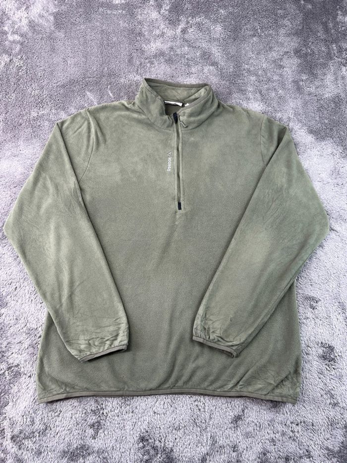 Pull polaire de sport Reebok kaki – Taille XL Homme Outdoor