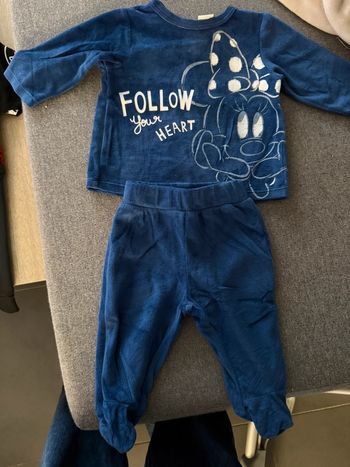 Pyjama épais 2 pièce Minnie 6 mois