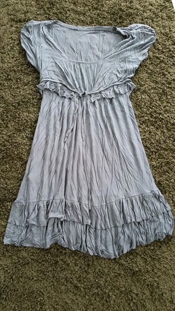 Robe fluide bleu marine