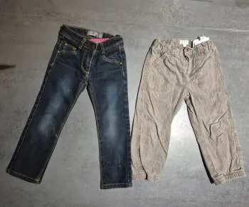 Lot Pantalons,  Fille 24 mois