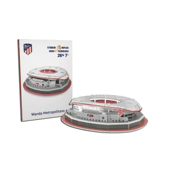 Puzzle 3D Atlético Madrid Stade Wanda Metropolitano Nanostad 26 pièces Neuf