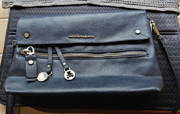 Sac Lulu Castagnette, bleu marine, intérieur doublé - photo numéro 2