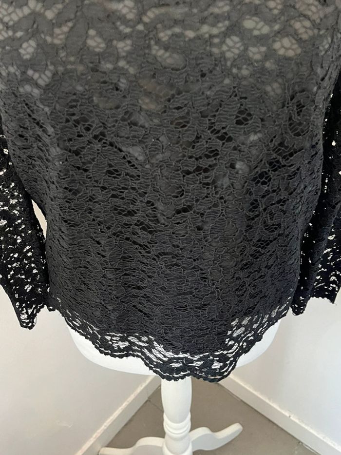 Blouse dentelle col Claudine The Kooples S - photo numéro 3