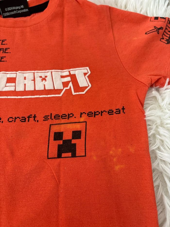 Maillot Minecraft garçon taille 8 ans - photo numéro 3