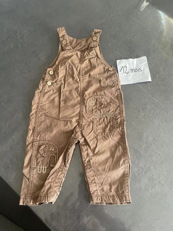 Salopette légère marron